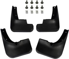 img 4 attached to 🛡️ Ultimate Protection: A-Premium Splash Guards Mud Flaps Mudguards Fender Set for Toyota Highlander 2008-2010 (Front and Rear)