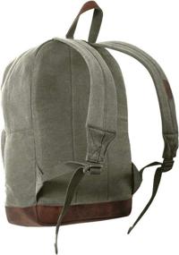 img 2 attached to Rothco Canvas Teardrop Pack Black Leather