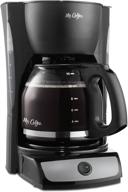 ☕️ efficient brewing with mr. coffee cg13-rb 12-cup switch coffeemaker, black логотип