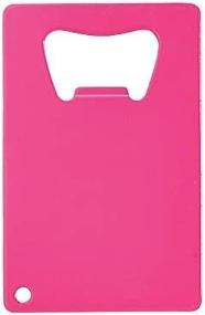 img 1 attached to 💳 Thirsty Rhino Javan Pink Credit Card Bottle Opener