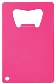 img 4 attached to 💳 Thirsty Rhino Javan Pink Credit Card Bottle Opener