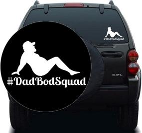 img 2 attached to Cartat2S DadBodSquad Mudflap Sticker Toolbox Exterior Accessories