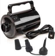 🔌 high-power electric air pump for inflatable pool toys - quick-fill inflator deflator pump for pool float raft airbeds with 3 nozzles, 320w, 110v ac, 1.6psi, air flow 26cfm logo