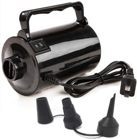 img 4 attached to 🔌 High-Power Electric Air Pump for Inflatable Pool Toys - Quick-Fill Inflator Deflator Pump for Pool Float Raft Airbeds with 3 Nozzles, 320W, 110V AC, 1.6PSI, Air Flow 26CFM