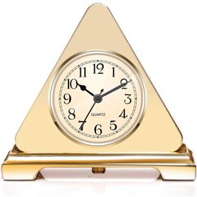 img 1 attached to ⌚️ Quartz Clock Fit-up/Insert – 3-1/2 Inch (90 mm) with Gold Arabic Numeral