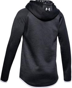 img 1 attached to Active Girls' Clothing: Under Armour Fleece in Daiquiri Heather
