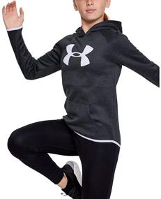 img 3 attached to Active Girls' Clothing: Under Armour Fleece in Daiquiri Heather