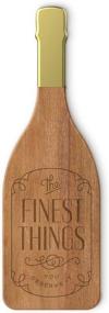 img 4 attached to 🧀 Authentic Fred Acacia Wood Cheese Board Set with Knife, Assorted Champagne Finish