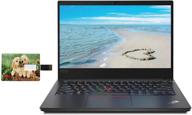 latest lenovo thinkpad e14 14-inch fhd ips display, intel quad core i7-10510u, 16gb ram, 512gb ssd, windows 10 pro business & student, online class, 32gb usb card logo