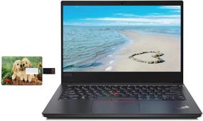 img 1 attached to Latest Lenovo ThinkPad E14 14-inch FHD IPS Display, Intel Quad Core i7-10510U, 16GB RAM, 512GB SSD, Windows 10 Pro Business & Student, Online Class, 32GB USB Card