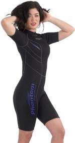 img 2 attached to Phantom Aquatics Womens Wetsuit Twilight Sports & Fitness