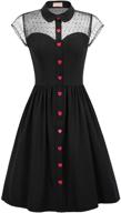 👗 belle poque women's vintage swing dresses with polka dots & pockets: 1950s inspired elegance logo