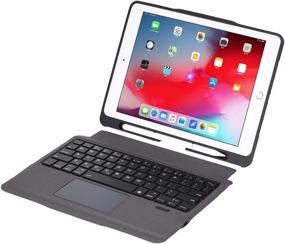 img 3 attached to 📱 INI iPad Keyboard Case 2018 (6th Gen) – 2017 (5th Gen) – Pro 9.7 – Air 2&amp;1 (Black)