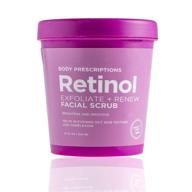 🔄 body prescriptions skincare collection: renewing scrub with retinol - effective exfoliator for all skin types, 8.1 fl oz logo