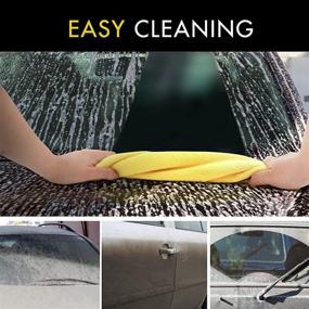 img 1 attached to Nicoko Extra Thick Car Cleaning Rags: Thickened, Super Absorbent Microfiber Towels 🧽 for Cars/Trucks/Household Cleaning - A Superior Choice for Spotless Clean! (Pack of 6)