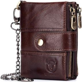 img 4 attached to 🔒 Ultimate Protection: Anti-Theft Leather Blocking Multifunctional Minimalist Accessories for Men