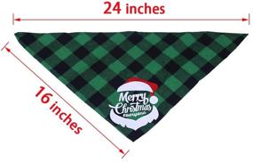 img 2 attached to Bubblestar Christmas Bandanas Triangle Accessories