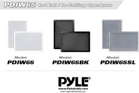 img 2 attached to 🔊 Pyle PDIW65 - Dual Two-Way Stereo Sound Speaker System - In Wall/In Ceiling Mount Flush, 6.5" Midbass, 1/2 Inch Polymer Tweeter - Ideal for Indoor Home Theater (Pair)