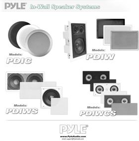 img 1 attached to 🔊 Pyle PDIW65 - Dual Two-Way Stereo Sound Speaker System - In Wall/In Ceiling Mount Flush, 6.5" Midbass, 1/2 Inch Polymer Tweeter - Ideal for Indoor Home Theater (Pair)