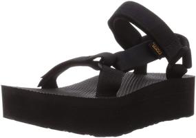 img 4 attached to Teva Flatform Universal Chara Black Women's Athletic Shoes: Comfort and Style Combined