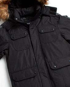 img 1 attached to DKNY Boys Winter Coat Resistant Boys' Clothing for Jackets & Coats