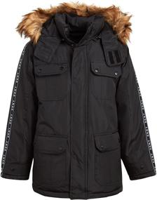 img 4 attached to DKNY Boys Winter Coat Resistant Boys' Clothing for Jackets & Coats