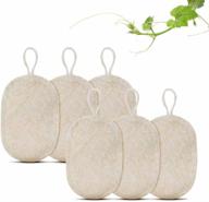 josmiebo non-scratch natural loofah dish sponge: biodegradable and compostable cleaning sponges for a zero waste kitchen (6 pack) logo