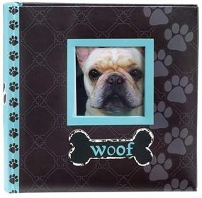 img 4 attached to Malden International Designs Woof Blue Photo Album - Holds 80-4x6 Photos