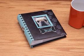 img 3 attached to Malden International Designs Woof Blue Photo Album - Holds 80-4x6 Photos
