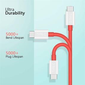 img 1 attached to COOYA Dash Charge Cable Replacement for OnePlus 7 & 8 Pro, 6FT 2Pack Type C Cable for Warp Charging - OnePlus 7 Pro/ 7T/ 8 Pro, OnePlus 6T/ 6, OnePlus 5T/ 5, OnePlus 3T/ 3