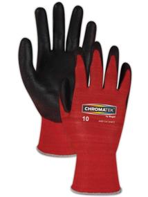 img 4 attached to Magid CT500 ChromaTek HPPE Polyurethane Palm Coated Glove With Knit Wrist Cuff