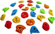 🧗 enhance your climbing wall with kandi climbing holds - 25 medium holds for home or gym use logo