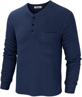 unleash your style with pinkmarco workwear pocket henley: perfect men's clothing for daily wear logo