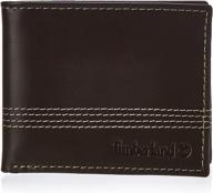 👔 timberland leather slimfold wallet set: complement your style with matching men's accessories logo