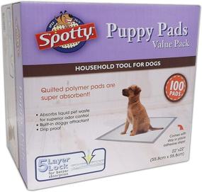 img 1 attached to Spotty 100 Count Puppy Pads