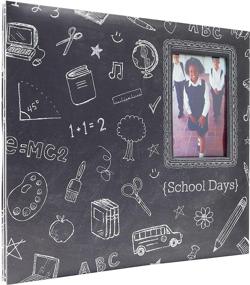 img 3 attached to 📚 MCS MBI School Days Chalkboard Scrapbook Album | 12x12 Inch Pages with Photo Opening | Perfect for Capturing Memories (860089)