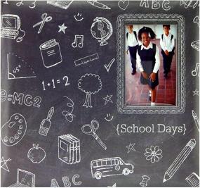 img 4 attached to 📚 MCS MBI School Days Chalkboard Scrapbook Album | 12x12 Inch Pages with Photo Opening | Perfect for Capturing Memories (860089)