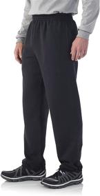 img 1 attached to 👖 Fruit of the Loom Men's Elastic Bottom Sweatpant: Comfortable and Stylish Loungewear for Men