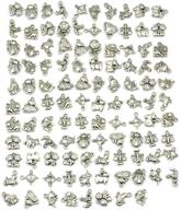 📿 jialeey wholesale bulk lots jewelry making silver zodiac sign charms smooth tibetan silver metal horoscope charms pendants diy for necklace bracelet jewelry making and crafting, set of 9 - 108 pieces logo