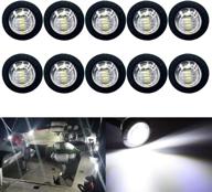 🚤 enhance your marine experience with the 10 pack waterproof boat led lights: underwater lighting, interior navigation, deck courtesy lights 12v – perfect for yachts, pontoon, fishing and more! логотип