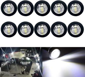 img 4 attached to 🚤 Enhance Your Marine Experience with the 10 Pack Waterproof Boat LED Lights: Underwater Lighting, Interior Navigation, Deck Courtesy Lights 12V – Perfect for Yachts, Pontoon, Fishing and More!
