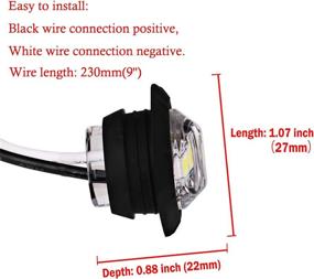 img 1 attached to 🚤 Enhance Your Marine Experience with the 10 Pack Waterproof Boat LED Lights: Underwater Lighting, Interior Navigation, Deck Courtesy Lights 12V – Perfect for Yachts, Pontoon, Fishing and More!