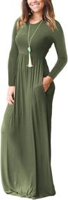 img 3 attached to 👗 AUSELILY Women's Casual Sleeve Dresses - Clothing for Women's Dresses