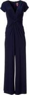 👗 vince camuto women's twist jumpsuit - stylish & trendy attire for women logo