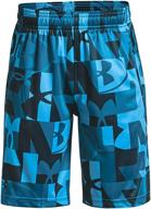 🩳 renegade 3.0 printed shorts for boys by under armour logo