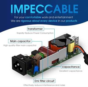 img 1 attached to 💡 65W AC Power Adapter Charger for Dell Inspiron 11 3000 (3147) (3148) 13 7347 14 3458 i7347 i3458 Series; Dell XPS 18 1810 XPS 18 1820 XPS018 Dell P20Dell P20T 19.5V 3.34A Charger with 4.5mm 3.0mm Size