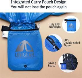 img 1 attached to Unigear Ultraportable Waterproof Backpack Rain Cover 🎒 with Anti-Slip Straps and Carry Pouch Design (5000mm Rating)