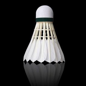 img 3 attached to KEVENZ 12-Pack Badminton Shuttlecocks, Goose Feather Birdies for High Speed, Stability, and Durability