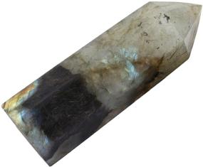 img 3 attached to 🔮 Кристаллическая точка Labradoraite Healing Crystal от Rockcloud: Мощные граненые призмы-волшебницы для рейки и духовного равновесия.