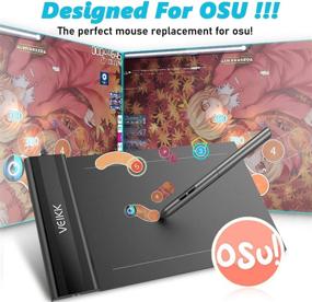 img 2 attached to 🖌️ Enhance Your OSU! Experience with VEIKK Digital Battery Free Pressure Tablet